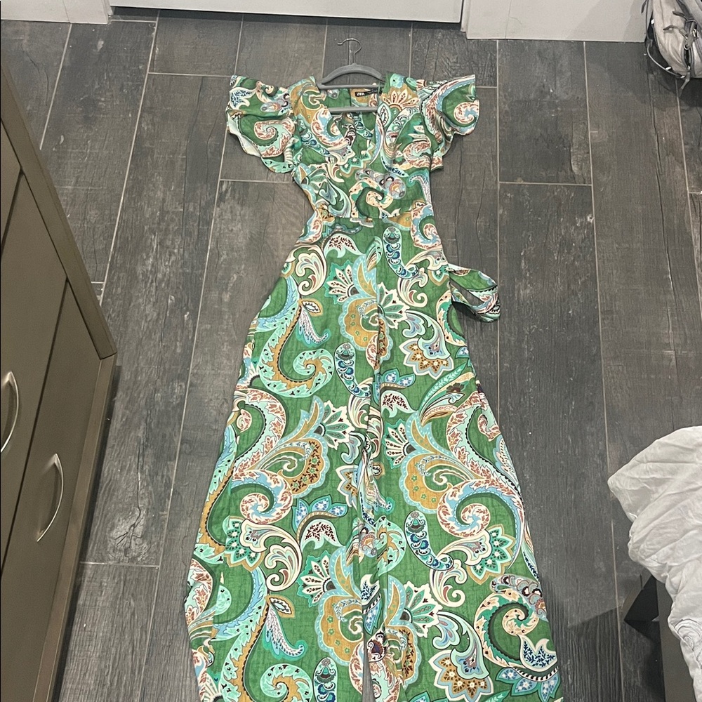 Zara Floral Paisley Jumpsuit